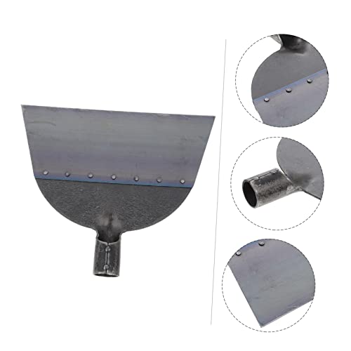 Totority Pig Manure Chicken Manure Shovel Long Handle Scoop Shovel Replacement Head for Home Use