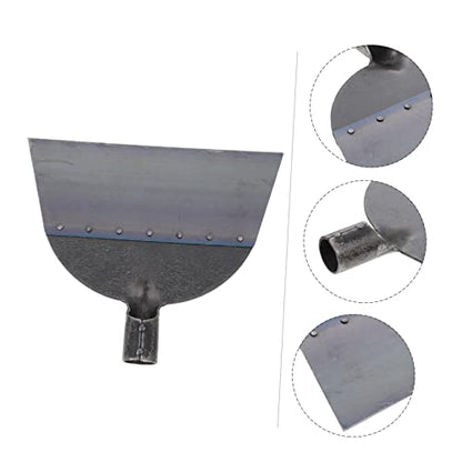 Totority Pig Manure Chicken Manure Shovel Long Handle Scoop Shovel Replacement Head for Home Use