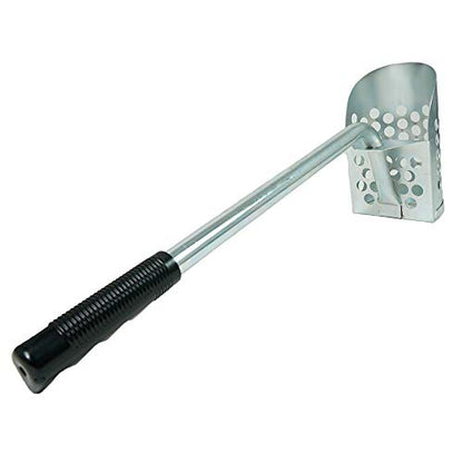 Ultimate 24" Galvanized Metal Long Handle Sand Scoop for Metal Detecting - Rust-Resistant, Heavy-Duty Design for Efficient Treasure Hunting - style: Long Handle Scoop
