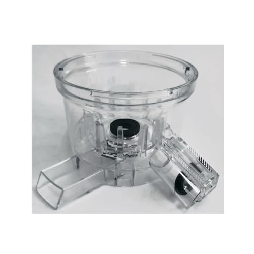 Large Feed Chute Juicer Parts Feed Port Cover Screw Auger Filter Juicing Cup and Replacement Accessories(Black) - color: Black