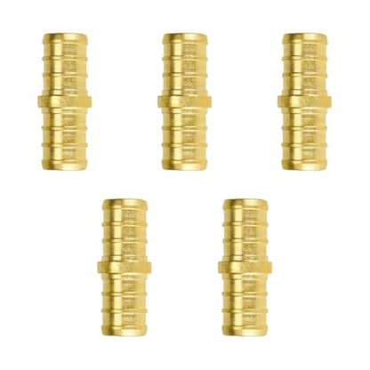 SUNGATOR 5-Pack 1/2" Pex Coupling, 1/2 Inch Pex Coupler Fittings - size: 1/2" Coupler, 5 Pack