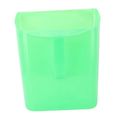 Asixxsix Feed Scoop, Enclosed Design Large Plastic Grains Scoop Easy to Clean, Livestock Feed with Sturdy Handle for Horse Chicken Farm Animal