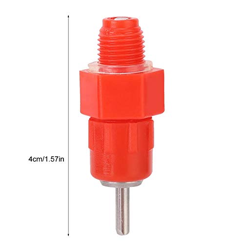100Pcs Chicken Feeder Nipples, Poultry Nipples Automatic Chicken Water Nipple Drinker Poultry Waterer Water Dispenser Poultry Hen Duck Goose Water Fountain Drinking Feeder