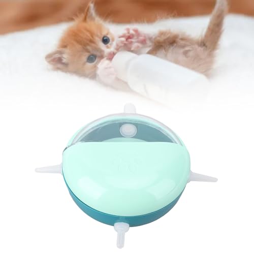 Puppy Milk Feeder,Puppy Feeder Milk Bowl Multi Nipples Plastic Easy to Clean Anti Flatulence for Kitten Pet (Blue) - color: Blue