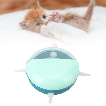 Puppy Milk Feeder,Puppy Feeder Milk Bowl Multi Nipples Plastic Easy to Clean Anti Flatulence for Kitten Pet (Blue) - color: Blue