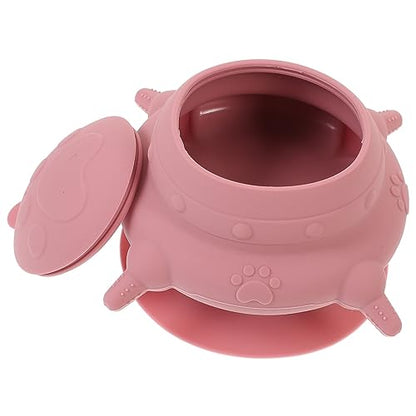 Silicone Puppy Milk Feeder Bowl with Teats for Nursing Puppies and Kittens Slow Feeder Dog Bowl Pet Feeding Station for Puppies and Pets