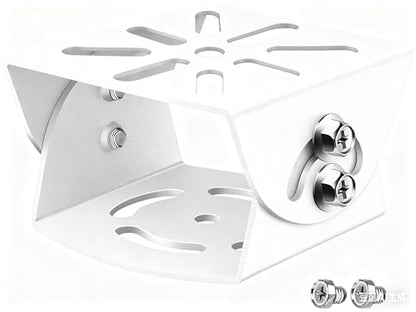 2 Pack CCTV Security Camera Duckbill Mount Bracket - Heavy Duty Steel Universal Adapter for PTZ/Dome/Bullet Cameras, Wall/Ceiling/Pole Compatible, Fits Solar Panels