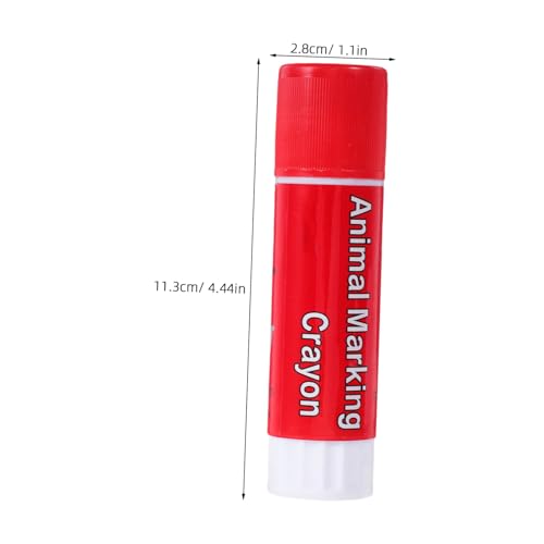 BESPORTBLE 4Pcs Durable Pig Marking Crayon for Efficient Livestock Identification Washable Animal Marker for Cattle Sheep Goats Convenient Compact Design for