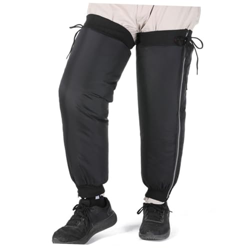 PartyKindom Motorcycle Warm Knee Pads Motorcycle Cold Weather Gear Calf Gaiters Leg Covers Hiking Leg Gaiters Leg