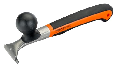 Bahco BAH665 Ergo Carbide Blade Scraper with 2-1/2" Blade, Heavy-Duty Hand Tool for Paint, Rust, & Adhesive Removal on All Surfaces, with Ergonomic Handle & Extra-Wide Blade for High-Strength Scraping