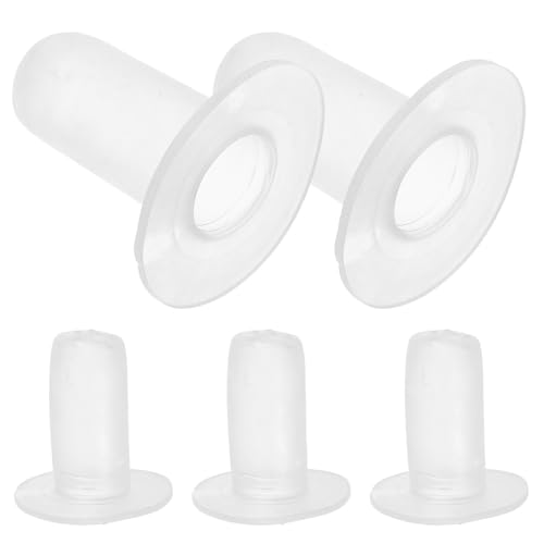 5pcs Calf Nursing Nipples Silicone Teats for Cow Milk Bottles Livestock Feeding Supplies Suitable for Calves and Orphaned Animals in Agricultural Settings