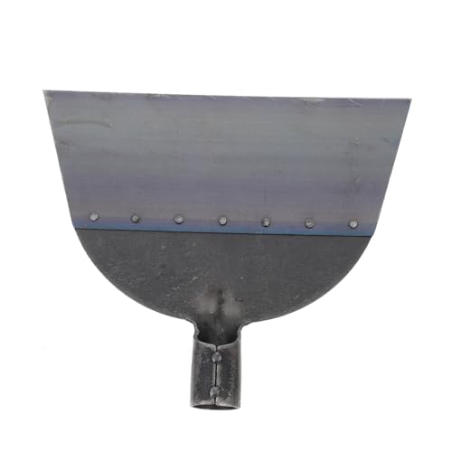 LIOOBO Practical Fowl Manure Push Shovel Long Handle Cleaning Tool for Garden Heavy Duty Head - size: 30X27X2.5cm