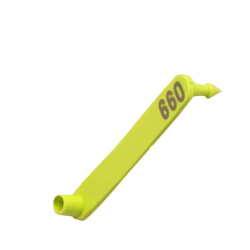 100 pcs Animal Husbandry Ear tag Pig, Pig, Raising Cattle Ear Tags 1-500 Numbered Ear Tags for Cattle Cattle Ear Tags Ear Tags for Goats Sheep and Goat Ear Tags Cow Tags - color: 7.5cm*0.9cm(2.95in*0.35in), size: Yellow 201-300