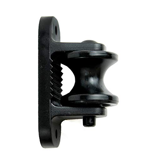 Zareba Black Plastic Roller Insulator for Wood Posts - 10 Pack - IWPRB-Z - Electric Fence Insulator for Polybraid, Rope, Polywire, Wire - Includes 10 Insulators