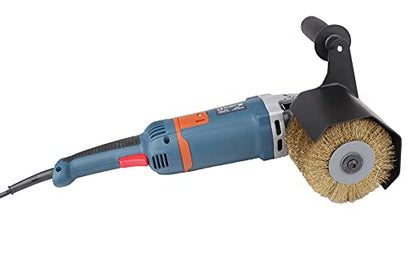Aidelife Synthetic Fibre Abrasive Brush Drum for Grinding Machine Renovator,for Flat Metal and Wood Surfaces and for Satin Finishing of Unpainted Metals Ø120x100, Wire Drawing Machine attachment - style: for Grinding Machine