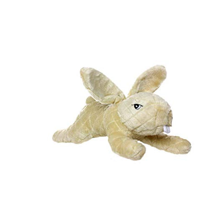MIGHTY® 2 Pack Massive Rabbit Ultra Plush Dog Toys | Multiple Layers & Reinforced Seams , Washable and Floats , Mighty® Construction - color: 2PK Brown Rabbit