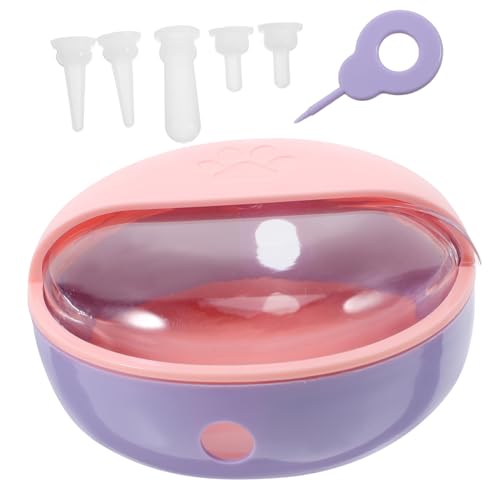 Puppy Feeding Bowl with Pacifiers Unique Design for Cats and Dogs Safe Reusable Milk Bowl for Newborn Pets Stylish for Home Decor