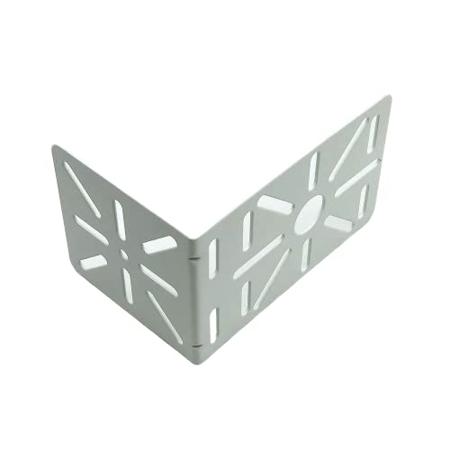 OwlCat L-Shape Dome Camera Bracket,Universal Wall Ceiling Mount Bracket for Security CCTV Hikvision Dome Camera, CCTV Security White 3026 0