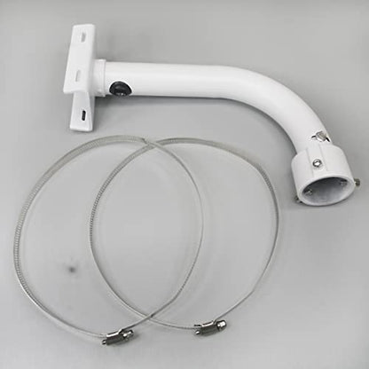 Security Camera Mount Bracket, Dome PTZ Camera Mount Universal Camera Pole Mount Bracket for CCTV Security Camera/IP Camera, L Type