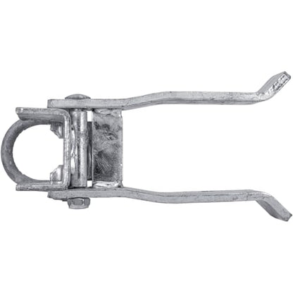 Commercial Single GATE Strong Arm Latch for 3" Fence Post - and 1-5/8" Thru 2" Chain Link or Round Pipe Gate Frames (Each) - size: 3" Single Gate