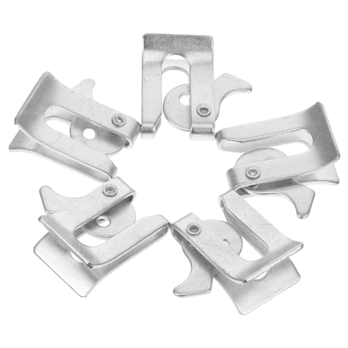 Milisten 5pcs Pig Nursery Bed Latch for Farrowing Crate Metal Piglet Gate Lock Sturdy Fence Door Lock for Farm Use