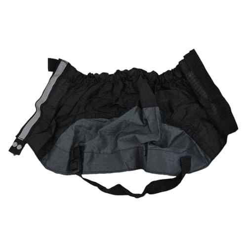 Reflective Hiking Gaiters Waterproof, Thickened Nylon Leg Gaiters for Men Women, Anti-Sand Mud Snow Ankle Covers for Outdoor Climbing Trekking Hunting