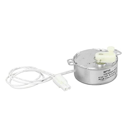 Replacement Egg Turner Motor, 4W Egg Turner Rotator Incubator Motor Electric Synchron Motor with Connector for Chickens Ducks Goose Birds Egg Hatching (100-120v)