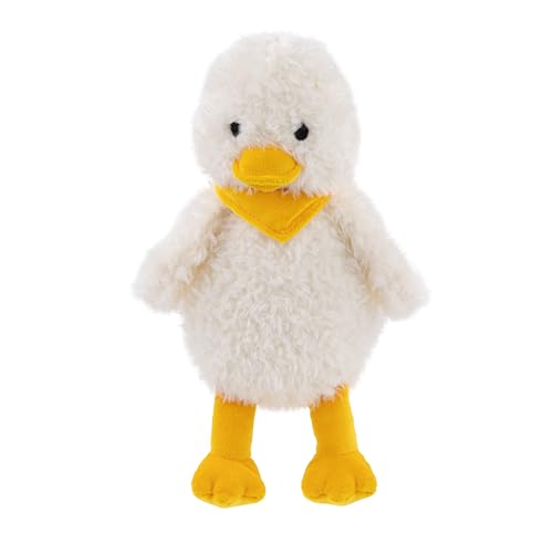 Fuzzl Super Soft Plush Dog Toy – Cheeky Duck – Large Plush with Giggle Squeaker – Durable Chew Comfort & Fetch Toy for Small Medium & Large Dogs - style: Cheeky Duck