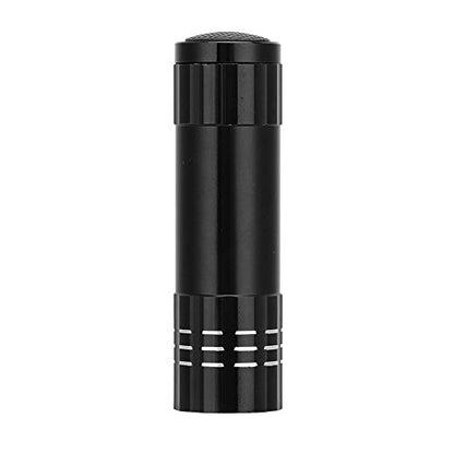 CHICIRIS Egg Candling Lamp, High Intensity Bright Cold Light for Egg Development Observation, with Portable ABS Design, for Chicken Goose Duck Poultry Hatching and School Lab (Black) - color: Black