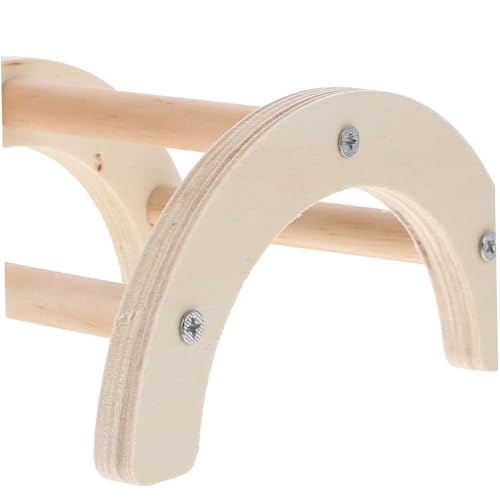VICASKY 4pcs Wooden Chicken Training Perch Set Adjustable Chicken Ladder and Roosting Stand for Hens Compatible PET and Parrots