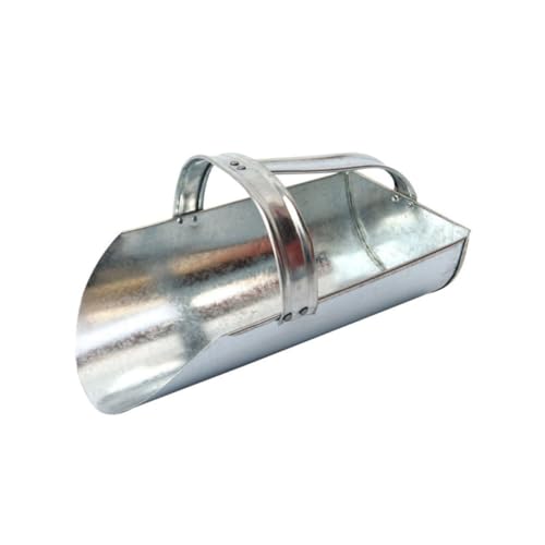 1pc Iron Shovel for Farm Supply Capacity Feeding Scoop for Poultry and Livestock Portable and Easy to Clean Farm Tool