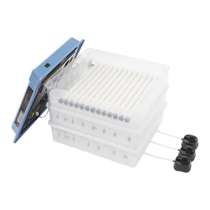 192 Eggs Incubator, Intelligent Automatic Egg Rotating Incubator with Auto Turning and Temperature Humidity Control, Automatic Digital Poultry Hatcher Machine for Chicken Duck Quail Eggs - size: 192 Eggs