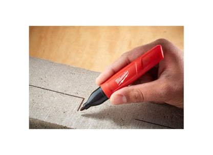 Milwaukee 48-22-3102 Inkzall Point Marker, Medium, Black, 2-Pack