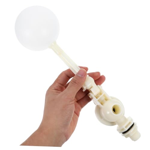 Adjustable Abs Float Valve with High Flow Rate for Automatic Water Level Control in Livestock Troughs and Hydroponics Tanks Plastic Construction Easy Installation