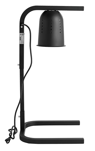 Kratos Commercial Countertop Food Heat Lamp | Freestanding Single Bulb Warmer | Black Countertop Heat Lamp for Food |120V, 250W | Adjustable Height Design | ETL Certified (31M-002) - size: 1 Bulb-Black