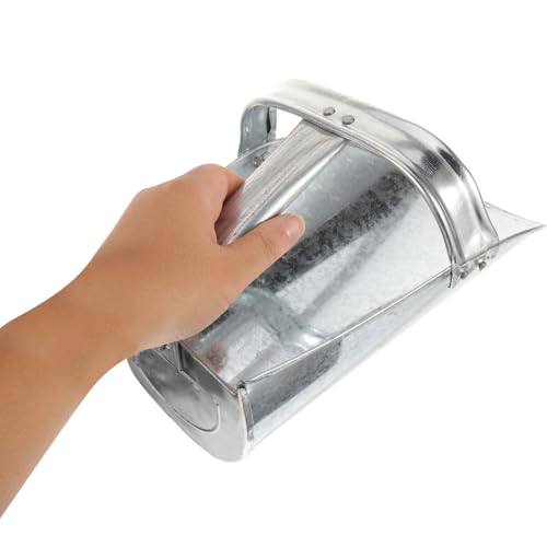 Kisangel Large Scoop Thickened Livestock Food Shovel for Farm and Garden Use Ergonomic Handle for Easy Feeding of Animals for Grain and Poultry