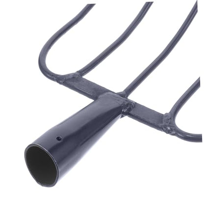 Yardwe Durable Agricultural Fork Multi Functional Manure Fork for Farm Lawn Heavy Duty Handheld Tool for Clearing Grass Maintenance Resistant Design