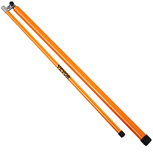 VEVOR Load Height Measuring Stick, 20' Sturdy Fiberglass Truck Height Stick with Adjustable Pole, Non-conductive Truck Height Measuring Stick with Carrying Bag, Height Stick for Trucks, Car Haulers - size: 20ft
