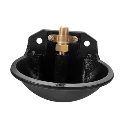SUPVOX Large Capacity Automatic Waterer for Livestock Durable Cast Cow Water Bowl with Valve for Cattle Sheep Horses and Pigs Outdoor Water Feeder
