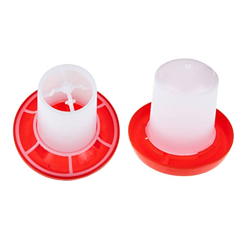 IMIKEYA 1 Set Quail Feeder Chick Feeder Quail Waterer Small Chick Feeder Poultry Chicken Water Jar Poultry Water Bucket Automatic Poultry Water Feeder Poultry Feeding Equipment Feeding Cup