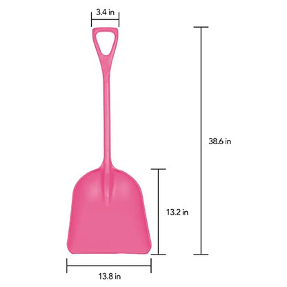 Remco 69821 Shovel,One-Piece,14",PP,Pink - color: Pink, size: 14 inch Blade
