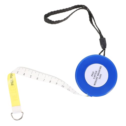 Animal Measuring Tape 2.5m Blue Girth and Weight Tape for Cattle Pig Goat Livestock Body Measurement Tool for Farm Use Style