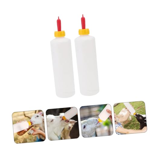 Abaodam 2sets Livestock Feeding Bottles for Cows Sheep Goats Nursing Bottles Calf Goat Milk Dairy Farming Tools Versatile Feeding Tool