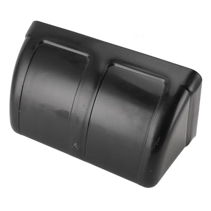 Chicken Feeder Large Capacity Livestock Feeder Container Heavy Duty Space Saving Hanging Fence Black Plastic with 2 Duck Clips