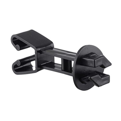 25PCS Electric Fence Insulators for Chain Link Fencing, Extended Insulators, Black - color: Black