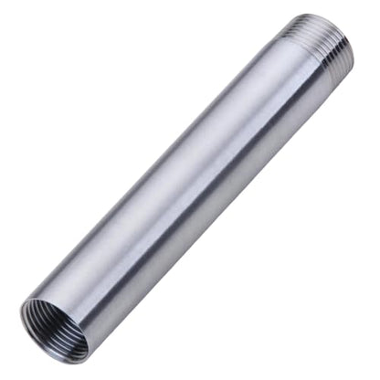 CONSTELLAR 304 Stainless Steel Pipe Nipple - 1" NPT Male x 1" NPT Female Threaded Fitting, 4 Inch (100mm) Length 3mm Wall Thickness Heavy Duty Seamless Pipe Nipple for Water Gas Oil fluid (1 Pack) - size: 1" NPT Male x 1" NPT Female, style: 100mm (4 inch)