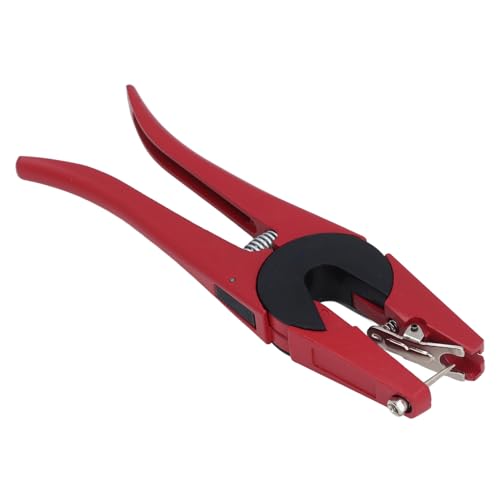 Livestock Ear Tag Kit Green 001-100 TPU Plastic with Red Pliers for Cattle Horse Sheep Management 100 Sets Unique Identification Prevent Herd Loss in Pastures - color: Green Ear Tag With Red Pliers With 2 Ear Tag