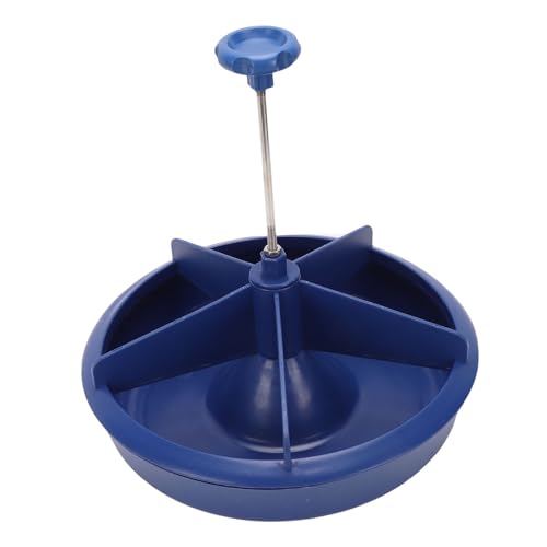 Piglet Feeding Trough Premium Plastic Heavy Duty 5 Slot Round Baby Food Feeder Bowl for Farm Livestock Piglets Durable and Spacious Design Easy to Clean