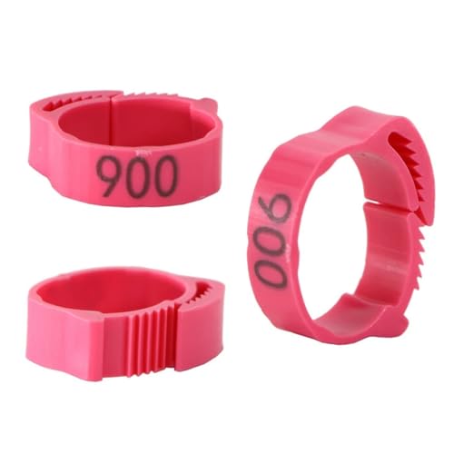 25pcs 100pcs Chicken and Duck Pigeon Leg Small Foot Ring Clasp Poultry Chick Goose Animal Identification Tool for Easy Flock Management(Poultry Mult 25pcs) - color: Poultry Mult 25pcs