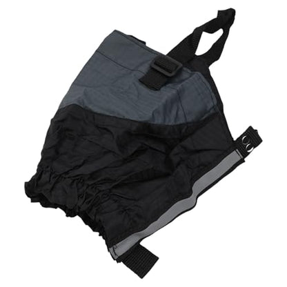 Reflective Hiking Gaiters Waterproof, Thickened Nylon Leg Gaiters for Men Women, Anti-Sand Mud Snow Ankle Covers for Outdoor Climbing Trekking Hunting